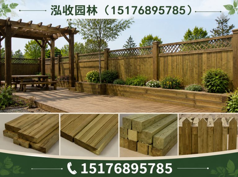 天水京津冀防腐木工程展示图